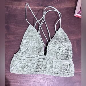 Pale Green Strappy Bralette